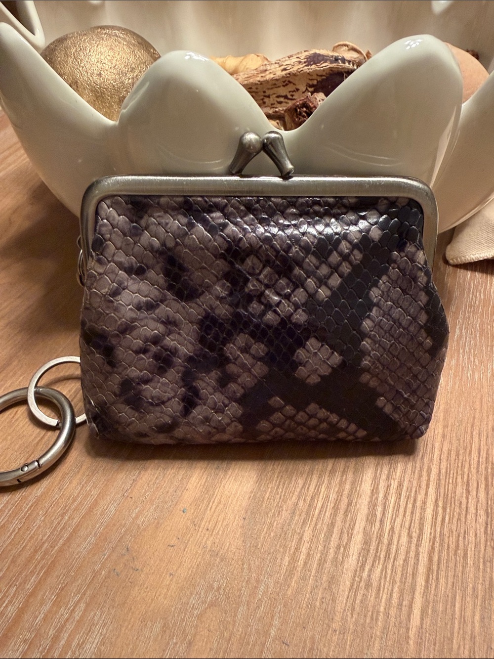 Patricia Nash Python Coin Purse Kisslock